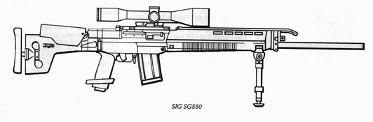 Sig SG550 Sniper Rifle